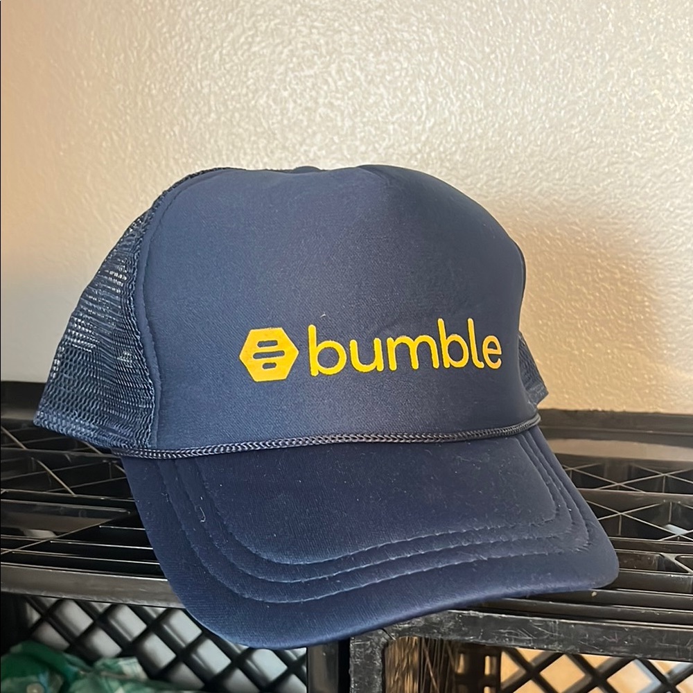 Bumble Navy and Yellow Trucker Hat